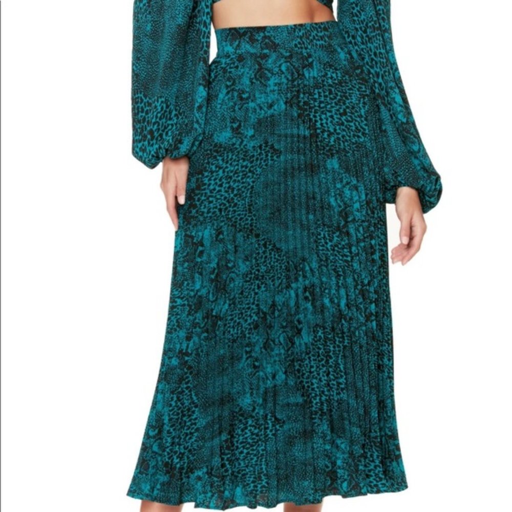 AFRM Dilan Pleated Midi Skirt